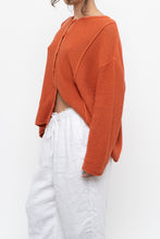 Load image into Gallery viewer, Vintage x Made in Italy x Orange Knit Cardigan (S-XL)
