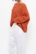 Load image into Gallery viewer, Vintage x Made in Italy x Orange Knit Cardigan (S-XL)