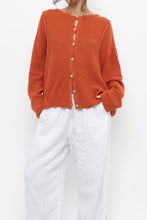 Load image into Gallery viewer, Vintage x Made in Italy x Orange Knit Cardigan (S-XL)