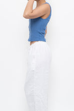 Load image into Gallery viewer, KISMET x Blue Textured Cropped Tank (XS, S)