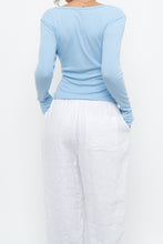 Load image into Gallery viewer, Modern x Blue Ribbed Longsleeve (S, M)
