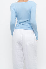 Load image into Gallery viewer, Modern x Blue Ribbed Longsleeve (S, M)