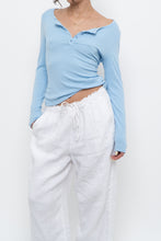 Load image into Gallery viewer, Modern x Blue Ribbed Longsleeve (S, M)