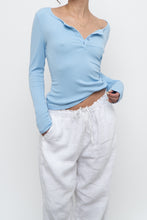 Load image into Gallery viewer, Modern x Blue Ribbed Longsleeve (S, M)