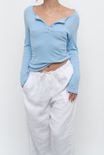 Load image into Gallery viewer, Modern x Blue Ribbed Longsleeve (S, M)