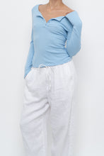 Load image into Gallery viewer, Modern x Blue Ribbed Longsleeve (S, M)