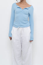 Load image into Gallery viewer, Modern x Blue Ribbed Longsleeve (S, M)