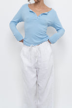 Load image into Gallery viewer, Modern x Blue Ribbed Longsleeve (S, M)