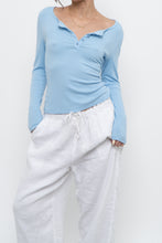 Load image into Gallery viewer, Modern x Blue Ribbed Longsleeve (S, M)