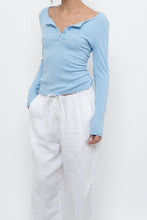 Load image into Gallery viewer, Modern x Blue Ribbed Longsleeve (S, M)