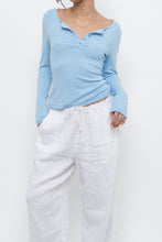 Load image into Gallery viewer, Modern x Blue Ribbed Longsleeve (S, M)