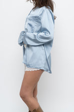 Load image into Gallery viewer, ANN TAYLOR x Blue Satin Blouse (S-L)