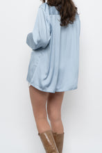 Load image into Gallery viewer, ANN TAYLOR x Blue Satin Blouse (S-L)
