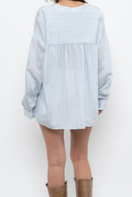 Load image into Gallery viewer, VINCE x Pale Blue Oversized Blouse (XS-L)