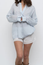 Load image into Gallery viewer, VINCE x Pale Blue Oversized Blouse (XS-L)