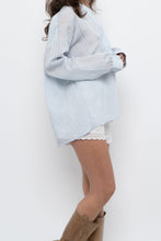 Load image into Gallery viewer, VINCE x Pale Blue Oversized Blouse (XS-L)