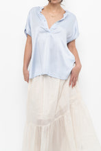 Load image into Gallery viewer, BANANA REPUBLIC x Baby Blue Silk Oversized Top (XS-M)
