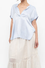 Load image into Gallery viewer, BANANA REPUBLIC x Baby Blue Silk Oversized Top (XS-M)