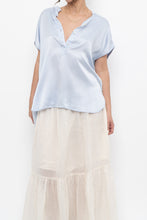 Load image into Gallery viewer, BANANA REPUBLIC x Baby Blue Silk Oversized Top (XS-M)