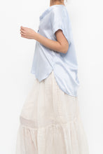 Load image into Gallery viewer, BANANA REPUBLIC x Baby Blue Silk Oversized Top (XS-M)