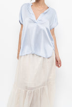 Load image into Gallery viewer, BANANA REPUBLIC x Baby Blue Silk Oversized Top (XS-M)