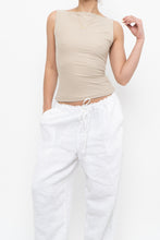 Load image into Gallery viewer, ABERCOMBIE x Soft Beige Fitted Tank (S)