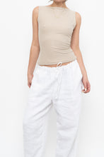 Load image into Gallery viewer, ABERCOMBIE x Soft Beige Fitted Tank (S)