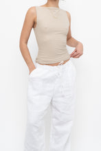 Load image into Gallery viewer, ABERCOMBIE x Soft Beige Fitted Tank (S)