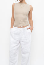Load image into Gallery viewer, ABERCOMBIE x Soft Beige Fitted Tank (S)