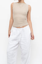 Load image into Gallery viewer, ABERCOMBIE x Soft Beige Fitted Tank (S)