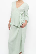 Load image into Gallery viewer, ATELIER REVE x Faint Patterned Light Teal Midi Dress (M)