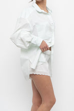 Load image into Gallery viewer, REEBOK x Light Teal Oversized Buttonup (S-XL)