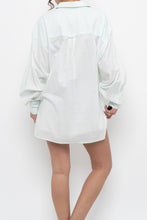 Load image into Gallery viewer, REEBOK x Light Teal Oversized Buttonup (S-XL)
