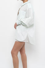 Load image into Gallery viewer, REEBOK x Light Teal Oversized Buttonup (S-XL)