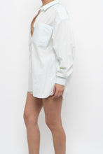 Load image into Gallery viewer, REEBOK x Light Teal Oversized Buttonup (S-XL)