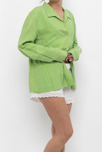 Load image into Gallery viewer, Vintage x Green Soft Silk Buttonup (XS-M)