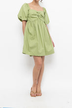 Load image into Gallery viewer, EN SAISON x Green Babydoll Mini Dress (XS, S)