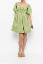Load image into Gallery viewer, EN SAISON x Green Babydoll Mini Dress (XS, S)