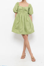 Load image into Gallery viewer, EN SAISON x Green Babydoll Mini Dress (XS, S)