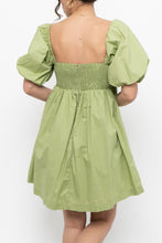 Load image into Gallery viewer, EN SAISON x Green Babydoll Mini Dress (XS, S)