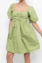 Load image into Gallery viewer, EN SAISON x Green Babydoll Mini Dress (XS, S)
