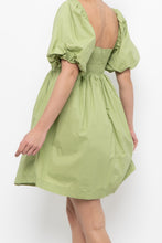 Load image into Gallery viewer, EN SAISON x Green Babydoll Mini Dress (XS, S)