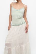 Load image into Gallery viewer, Vintage x RW&amp;CO Pale Green Lace Tank (S, M)