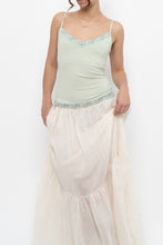 Load image into Gallery viewer, Vintage x RW&amp;CO Pale Green Lace Tank (S, M)