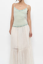 Load image into Gallery viewer, Vintage x RW&amp;CO Pale Green Lace Tank (S, M)