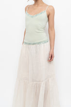 Load image into Gallery viewer, Vintage x RW&amp;CO Pale Green Lace Tank (S, M)