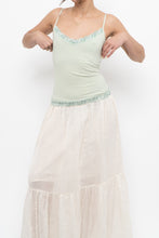 Load image into Gallery viewer, Vintage x RW&amp;CO Pale Green Lace Tank (S, M)