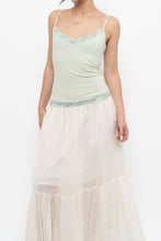 Load image into Gallery viewer, Vintage x RW&amp;CO Pale Green Lace Tank (S, M)