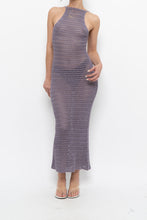 Load image into Gallery viewer, Modern x Purple Crochet Low-Back Dress (XS)