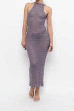 Load image into Gallery viewer, Modern x Purple Crochet Low-Back Dress (XS)